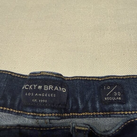 Women's Lucky Brand High Rise Straight Brigette Denim Jeans - Size 10 / 30 - Picture 6 of 6